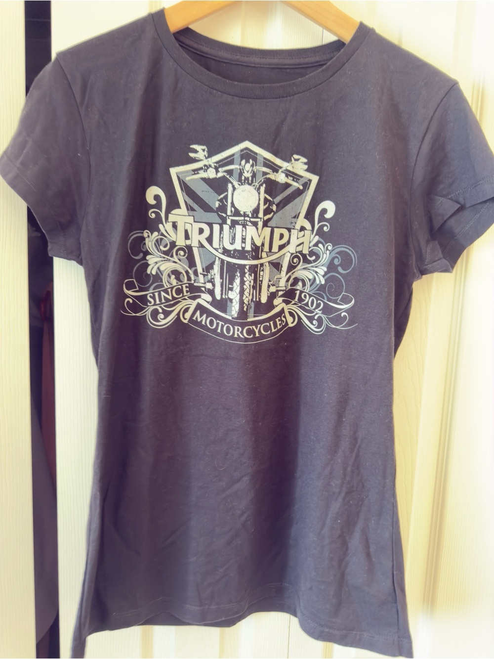 Triumph black Tee with Speedmaster graphic